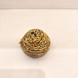 China Cojines de fregado de cobre amarillo de la forma espiral respetuosos del medio ambiente sin el daño de las manos proveedor
