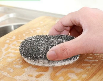 China Cocina que limpia el ideal de fregado de la bola del acero inoxidable para los potes y las cacerolas proveedor