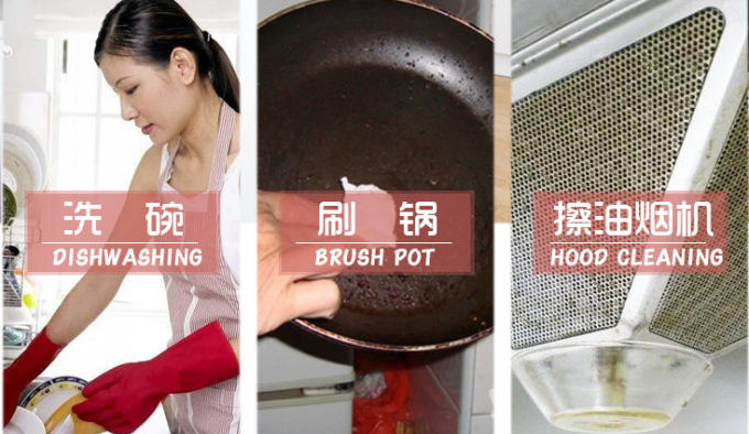 Entrega rápida de fregado plástica diaria de la forma redonda de la bola del hogar para los potes y las cacerolas