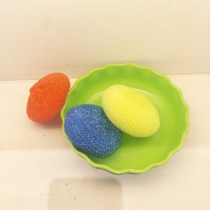 Bola de fregado plástica de las muestras libres no fácil desformar para los potes y las cacerolas